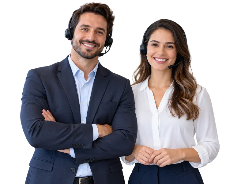 Consultores da Vital Scheffer com fone de atendimento