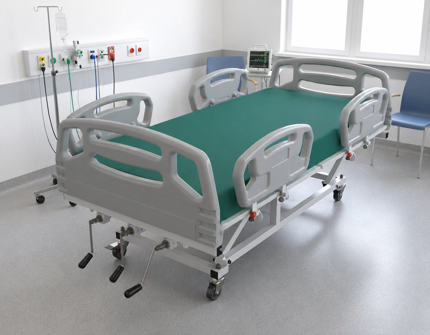 Cama Hospitalar Manual 3 movimentos Vital Scheffer